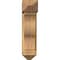 Ekena Millwork Funston Arts and Crafts Rough Sawn Bracket w/ Offset Brace, Western Red Cedar, 8"W x 20"D x 32"H BKT0806X20X32FST03RWR - alternate 4